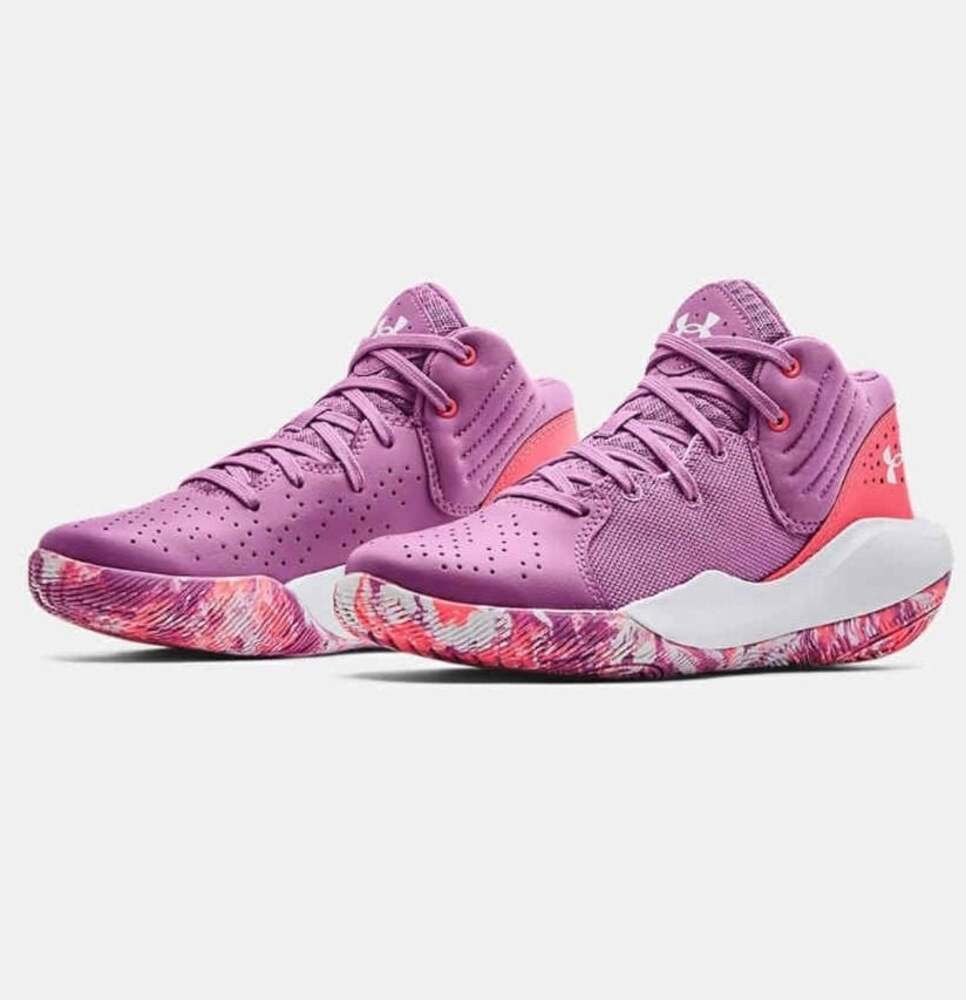 Under Armour Little Girls UA Jet 21 Basketball Sneakers